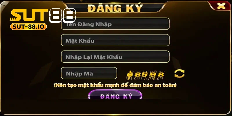 chọn đăng ký sut88 Truy cập nhà cái và chọn đăng ký